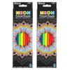 16 Ct Neon Colored Pencils Vibrant Pre-Sharpened Drawing Artist School Coloring view 1
