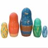 Golden Cockerel Five Sisters Companion Nesting Doll 5pc./5" Based on The Book Five Sisters Matryoshka Babushka view 4