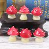 BESTOYARD 36 pcs Miniature Mushroom DIY dollhouse ornament Miniature Landscape Ornament fairy garden decoration mini plant pots Red Mushroom Shaped Desktop Decor Succulents ornaments view 2