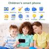 PTHTECHUS Kids Phone Toy for Boys Girls, 3.8 "Touch Screen Toddler Smartphone with Fun Cameras 16 Games MP3 Music Player Audio Recorder Pedometer Torch Alarm Clock Children Phone for Ages 4-14 view 2