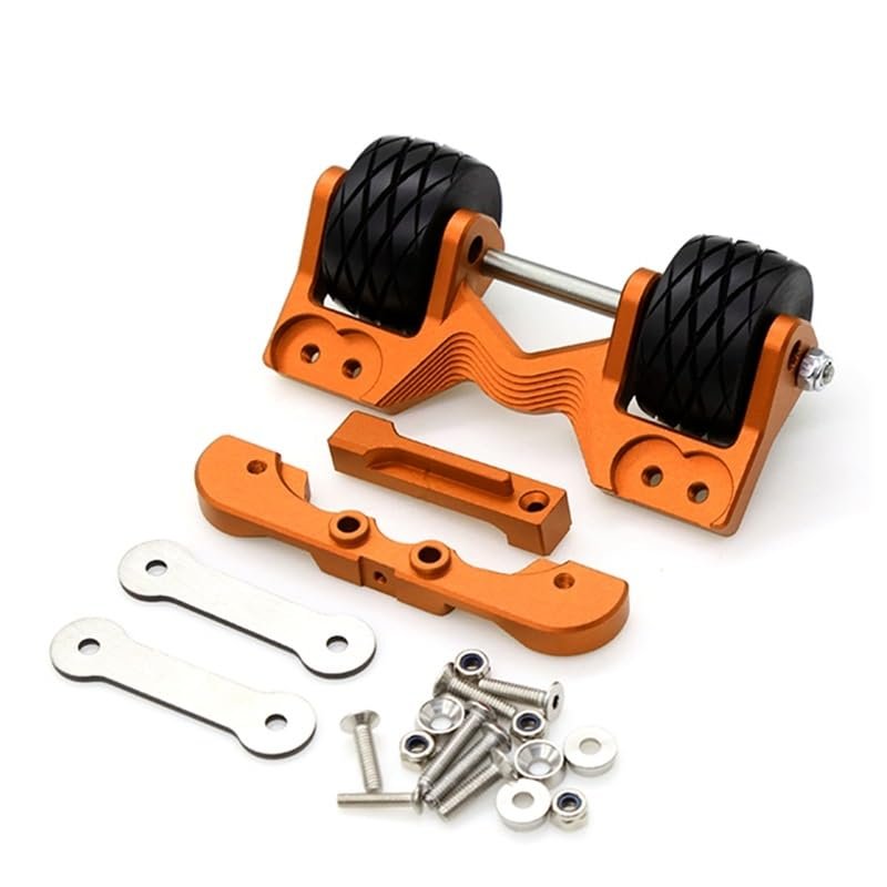 Greendhat Metal Wheelie Bar Kit for 1/10 Traxxas Maxx Monster Truck RC Car Upgrade Parts Accessories ( Color : Yellow )