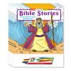 ZOCO  Bible Stories Coloring Books for Kids (50 Bulk Pack, with Crayons)  Christian Activity Books for Sunday School, VBS, CCD, Church Events, Religious Gifts view 1
