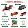 OCHIDO Train Set - Christmas Train Sets for Under The Tree, Electric Train Toy Gift for Boys Girls, with Railway Kits,Cargo Cars & Tracks,Light,Smokes & Sound,for 3 4 5 6 7 8+ Year Old Kids view 2