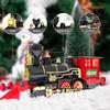 OCHIDO Train Set - Christmas Train Sets for Under The Tree, Electric Train Toy Gift for Boys Girls, with Railway Kits,Cargo Cars & Tracks,Light,Smokes & Sound,for 3 4 5 6 7 8+ Year Old Kids view 3