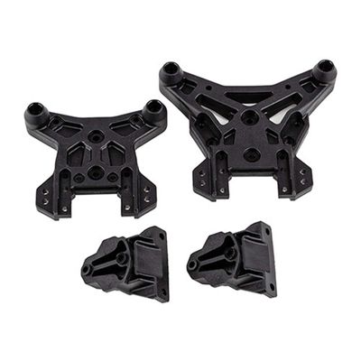 Team Associated Rival MT8 Shock Towers and Center ASC25909 Elec Car/Truck Replacement Parts
