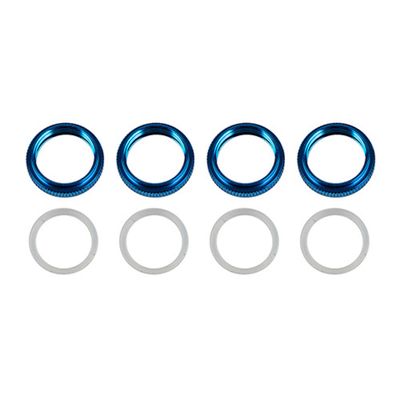 Team Associated Rival MT8 Threaded Shock Collars ASC25942 Elec Car/Truck Replacement Parts