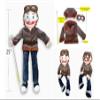 25", Rodayna Pilot Puppet, Full Body, Ventriloquist Style Puppet,Hand Puppet with Movable Mouth for Kids and Adults,Unique. view 2