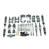 Greendhat Car Accessories Compatible with WL RC 12428 12423 FY03 Metal Accessories Kit Shock Absorbers Toy Parts 13Piece Set ( Color : Titanium ) view 1