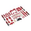 Greendhat Car Accessories Compatible with WL RC 12428 12423 FY03 Metal Accessories Kit Shock Absorbers Toy Parts 13Piece Set ( Color : Titanium ) view 3