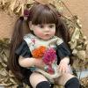 YIHANGG Silicone Reborn Doll 60cm Toy Girl 24inch Lifelike Reborn Toddler Doll Princess with Cloth Body Bebe Birthday Gift Dress Up view 3