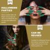 Beaupretty 24Pcs Witch Fingers Halloween Finger Nail Covers Plastic Witch Fingers Zombie Witch Fake Finger Nails for Cosplay Party view 4