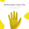 HANDLANDY Kids Gardening Gloves Bulk,Pack of 12 Pairs for Age 2-13, Latex Free Gloves-Size 2(age2-4),Green&Orange&Yellow view 2