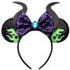 RAZKO Mouse Ears Headband, Sequin Maleficent Mouse Ears Hairband Mice ears Headband for Women Girls Hair Accessories (Flaming Maleficent) view 1