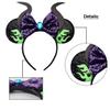 RAZKO Mouse Ears Headband, Sequin Maleficent Mouse Ears Hairband Mice ears Headband for Women Girls Hair Accessories (Flaming Maleficent) view 4