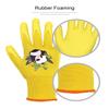 HANDLANDY Kids Gardening Gloves Bulk,Pack of 12 Pairs for Age 2-13, Latex Free Gloves-Size 6(age11-13),Green&Orange&Yellow view 3