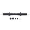 Black Metal Unpowered Rear Axle for Tamiya 1/14 RC Crawler Tractor Trailer 1/10 RC Car Upgrade Parts 133.5/155/182mm (Color : 182mm) view 1