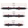 Black Metal Unpowered Rear Axle for Tamiya 1/14 RC Crawler Tractor Trailer 1/10 RC Car Upgrade Parts 133.5/155/182mm (Color : 182mm) view 3