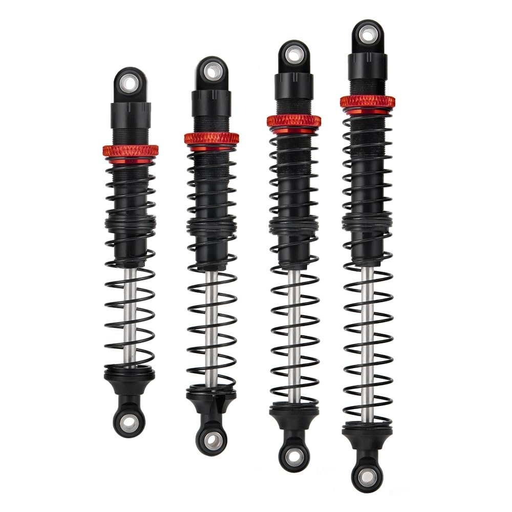 BAIJAC 90mm/100mm/110mm/120mm Alloy Metal Shock Absorber for Traxxas TRX-4 Axial SCX10 Wraith 1/10 RC Car Parts ( Color : 120mm 2pcs )