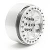 Metal Alloy 1.9'' Beadlock Wheel Rims 25mm Width for Axial SCX10 CC01 D90 1/10 RC Crawler Car Parts (Color : Silver 1pcs) view 1