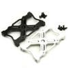 YEAHRUN Metal Alloy Chassis Brace Beam Mounting Fixed Bracket Plate for Axial SCX10 1/10 RC Crawler Car Parts Accessories (Color : Sliver) view 3