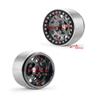 35mm Width RC 1.9" Beadlock Wheel Rims, 4pcs Metal Wheel Hubs for 1/10 Axial Scx10 SCX10 II Scx10 III D90 D110 TRX-4 (Titanium & Black) view 2