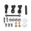 Aluminum Bearing Steering Bell Crank Assembly Set for Tamiya CC01 1/10 RC Crawler Car Upgrade Parts (Color : Yellow) view 1