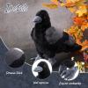 Aoriher 12 Inch Crow Plush Stuffed Animal Soft Black Fluffy Plush Toy Realistic Bird Stuffed Animal for Home Decoration Pet Party Favors Collection Supplies view 4
