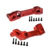 Aluminum Alloy Front & Rear Bumper Mounts Bracket for Traxxas TRX-4 1/10 RC Crawler Car Upgrade Parts Accessories (Color : Red 1Set) view 1