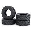30mm Width Black Rubber Tyres Wheel Tires for Tamiya 1:14 RC Trailer Tractor Truck Front Wheel Rims 2# (Color : 2 Pcs) view 3