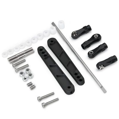 Aluminum Black Sliver Anti-Tilt Rod for RC Car Axial RR10 90048 90053 yeti 90025 90026 90050 Wraith ( Color : Black )