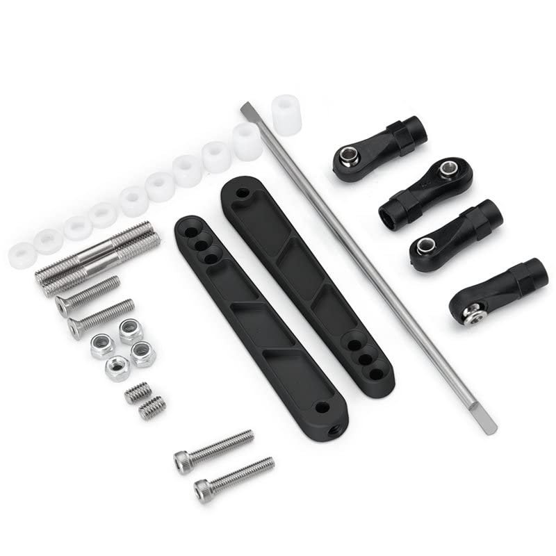 Aluminum Black Sliver Anti-Tilt Rod for RC Car Axial RR10 90048 90053 yeti 90025 90026 90050 Wraith ( Color : Black )