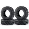 22/25/28/30mm Rubber Tyres Wheel Tires for Tamiya 1/14 RC Trailer Tractor Truck Front & Rear Wheel Rims Accessories Part (Color : 4Pcs Style 2) view 1