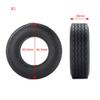22/25/28/30mm Rubber Tyres Wheel Tires for Tamiya 1/14 RC Trailer Tractor Truck Front & Rear Wheel Rims Accessories Part (Color : 4Pcs Style 2) view 2