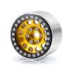 35mm Width RC 1.9" Beadlock Wheel Rims, 4pcs Metal Wheel Hubs for 1/10 Axial Scx10 SCX10 II Scx10 III D90 D110 TRX-4 (Gold & Black) view 4