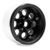 Metal Alloy 1.9'' Beadlock Wheel Rims 25mm Width for Axial SCX10 CC01 D90 1/10 RC Crawler Car Parts (Color : Black 1pcs) view 4