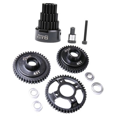 GTBRacing Steel Kyosho Mad Force Kruiser Mad Crusher New USA-1 Foxx 2 Speed IG109B / 3 Speed MA008 Gear/Clutch Set