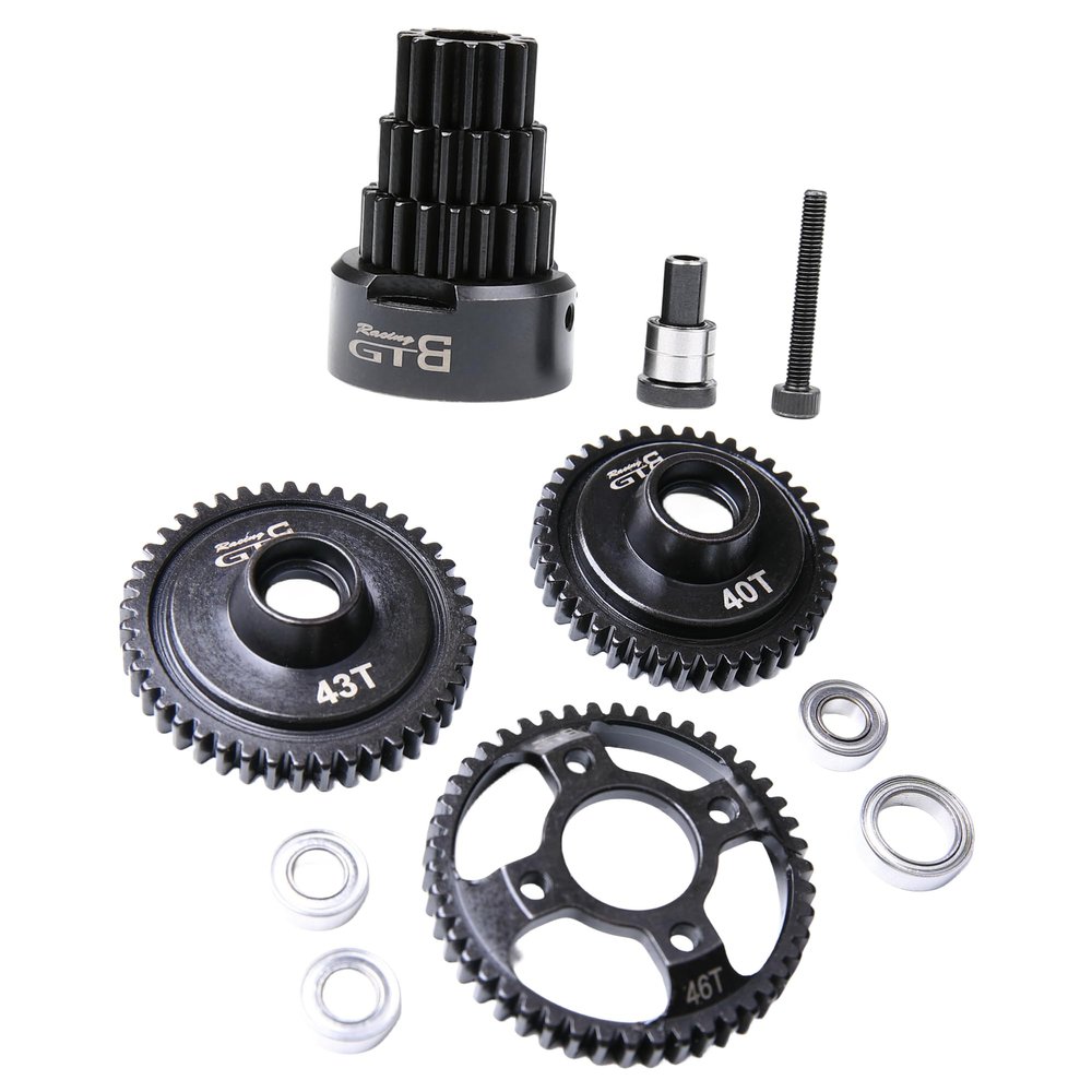 GTBRacing Steel Kyosho Mad Force Kruiser Mad Crusher New USA-1 Foxx 2 Speed IG109B / 3 Speed MA008 Gear/Clutch Set