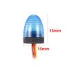LAFEINA 5 Modes Ultra Bright LED Lights Rotating Flashing Police Lamp for 1/8 1/10 RC Mode Crawler Truck Short Course Car CC01 D90 SCX10 4WD (10x15mm, Blue) view 3