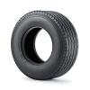 2PCS CNC Metal Alloy Front Wheel Hub Rim with 28mm Width Black Rubber Tires for 1/14 Tamiya RC Trailer Tractor Truck (Color : 1Pcs Tire) view 1