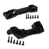 Aluminum Alloy Front & Rear Bumper Mounts Bracket for Traxxas TRX-4 1/10 RC Crawler Car Upgrade Parts Accessories (Color : Black 1Set) view 1