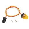 LAFEINA 5 Modes Ultra Bright LED Lights Rotating Flashing Police Lamp for 1/8 1/10 RC Mode Crawler Truck Short Course Car CC01 D90 SCX10 4WD (10x15mm, Yellow) view 1