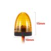 LAFEINA 5 Modes Ultra Bright LED Lights Rotating Flashing Police Lamp for 1/8 1/10 RC Mode Crawler Truck Short Course Car CC01 D90 SCX10 4WD (10x15mm, Yellow) view 2