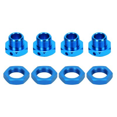 RCAWD 17mm Wheel Hex (16.5mm Thick) & Wheel Nut for Fireteam 6S, Kraton 6S, Notorious 6S, Outcast 6S, Talion 6S Upgrades, 1/7 1/8 ARRMA 6S Anodized Parts #AR310484 ARAC9416, AR310449#ARAC9763 Blue