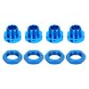 RCAWD 17mm Wheel Hex (16.5mm Thick) & Wheel Nut for Fireteam 6S, Kraton 6S, Notorious 6S, Outcast 6S, Talion 6S Upgrades, 1/7 1/8 ARRMA 6S Anodized Parts #AR310484 ARAC9416, AR310449#ARAC9763 Blue view 1