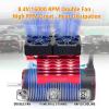 RC Cooling Fans 16000RPM,40mm Dual Car Motor Cooling Fans with Metal Heatsink for 1/5 1/6 Scale RC Car Truck Diameter 55-58mm Motor (Red) view 4