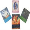 ZXKYZR8 Dragon Oracle Cards, 44Pcs Coated Paper Tarot Cards Deck for Beginners to Professional, Board Game, Entertainment Parties Divination Deck Set Gifts Collect for Expert Readers Lover view 2
