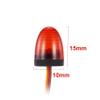 LAFEINA 5 Modes Ultra Bright LED Lights Rotating Flashing Police Lamp for 1/8 1/10 RC Mode Crawler Truck Short Course Car CC01 D90 SCX10 4WD (10x15mm, Red) view 3