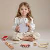Wooden Musical Instruments Set for Toddlers 1-3, Natural Wood Percussion Instruments Xylophone Gift Set for Girls Boys Kids ,Preschool Educational Musical Toys with Storage Bag (Log Color) view 3