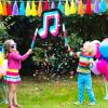 Sosation Music Piata Music Note Pinata Birthday Party Decorations Dj Kpop Theme Party Baby Shower with Wooden Stick Paper Blindfold Confetti Set for Boys Girls Adults, 16.1 x 12 x 2.8 Inch view 4