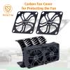 Surpass Hobby RC Cooling Fans 16000RPM,40mm Dual Car Motor Cooling Fans with Metal Heatsink for 1/5 1/6 Scale RC Car Truck Diameter 55-58mm Motor (Black) view 2